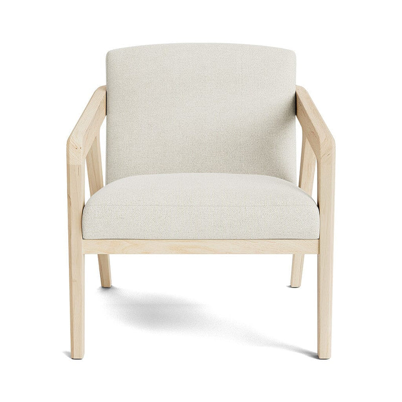 Burr Accent Chair in Natural Latex - Linen Accent Chair Medley Maple Stonecrop Natural 