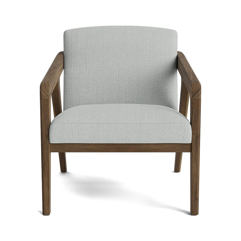 Burr Accent Chair in Natural Latex - Linen Accent Chair Medley Walnut Juneberry Jicama 