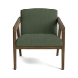 Burr Accent Chair in Natural Latex - Linen Accent Chair Medley Walnut Juneberry Tarragon 