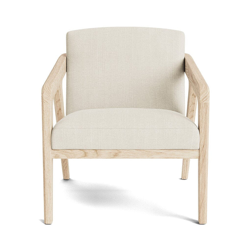 Burr Accent Chair in Natural Latex - Linen Accent Chair Medley White Oak Juneberry Jasmine 