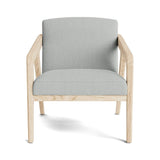 Burr Accent Chair in Natural Latex - Linen Accent Chair Medley White Oak Juneberry Jicama 