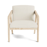 Burr Accent Chair in Natural Latex - Linen Accent Chair Medley White Oak Juneberry Porridge 