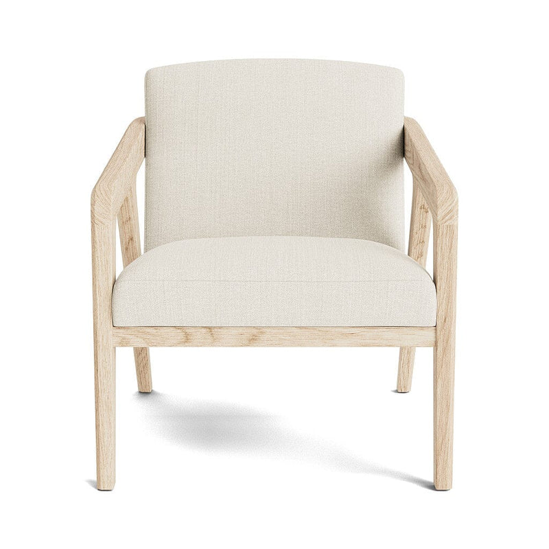 Burr Accent Chair in Natural Latex - Linen Accent Chair Medley White Oak Juneberry Porridge 