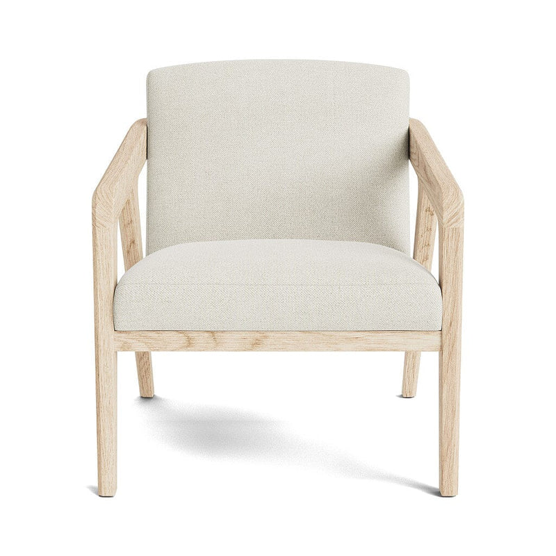 Burr Accent Chair in Natural Latex - Linen Accent Chair Medley White Oak Stonecrop Oyster 