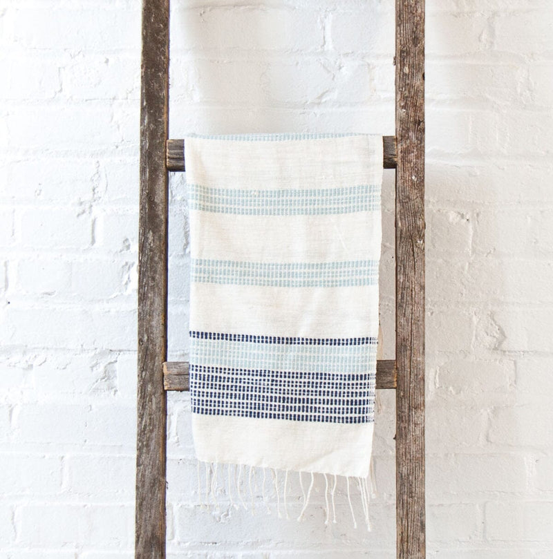 Camden Hand Towel - Azure + Sand Hand Towels Creative Women 