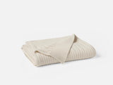 Casa Loma Organic Knit Throw Blankets and Throws Coyuchi Undyed Throw 