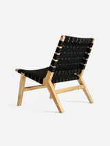 Casares Lounge Chair | Black Strap 2" Lounge Chair MasayaCo 