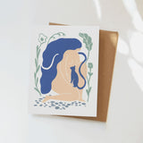 Cat Lady Greeting Card Greeting Card Elana Gabrielle 