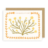 Chamomile Congratulations Greeting Card Greeting Card Elana Gabrielle 