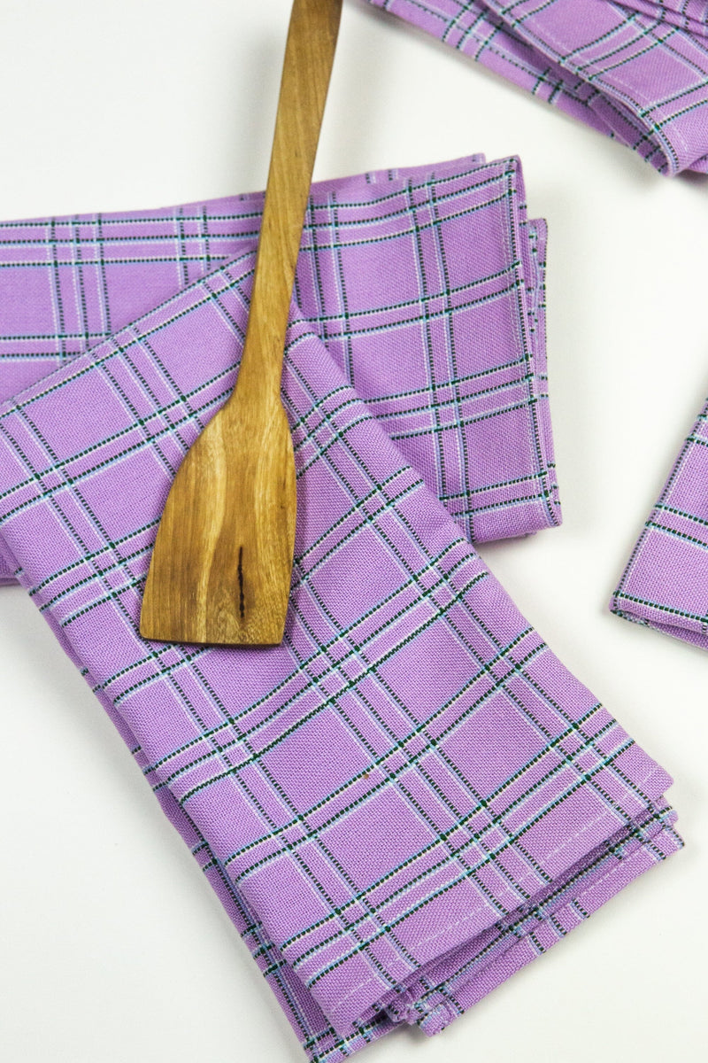 Chiapas Plaid Napkin Set Napkins Archive New York 