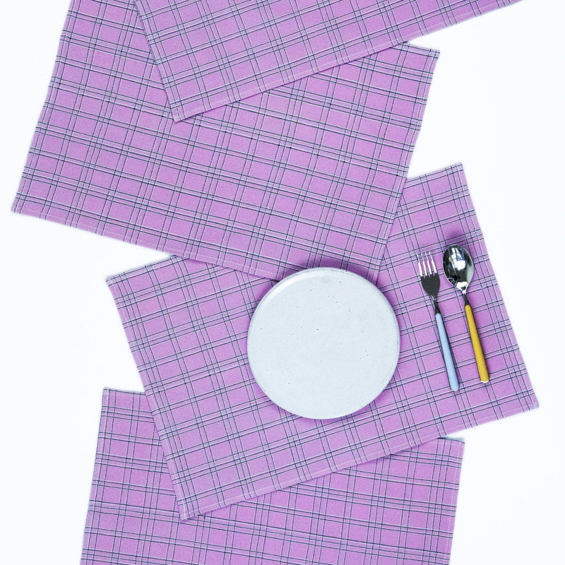 Chiapas Plaid Placemat Set Placemats Archive New York 