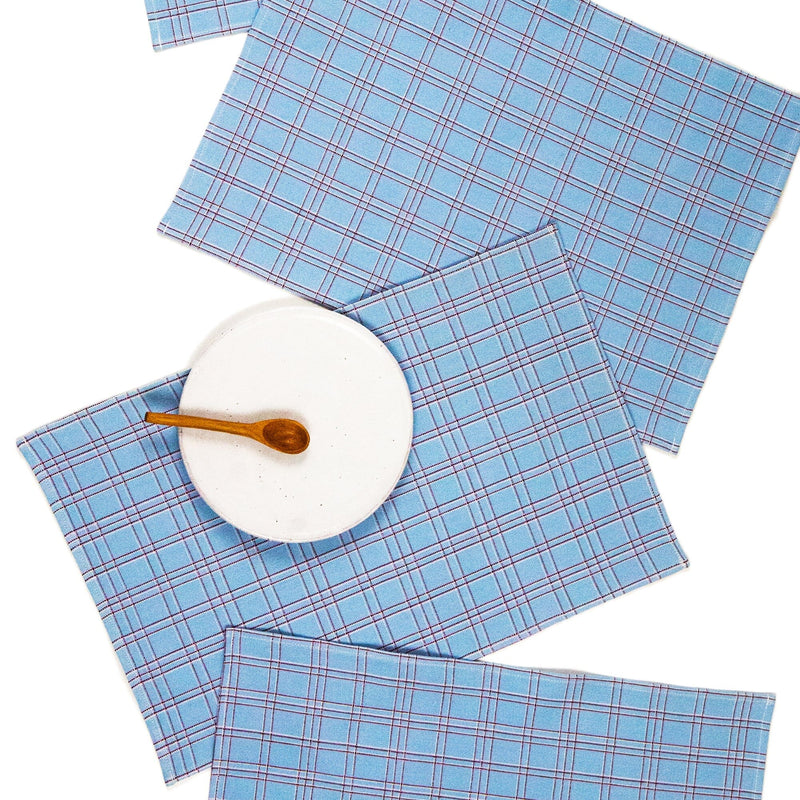 Chiapas Plaid Placemat Set Placemats Archive New York 