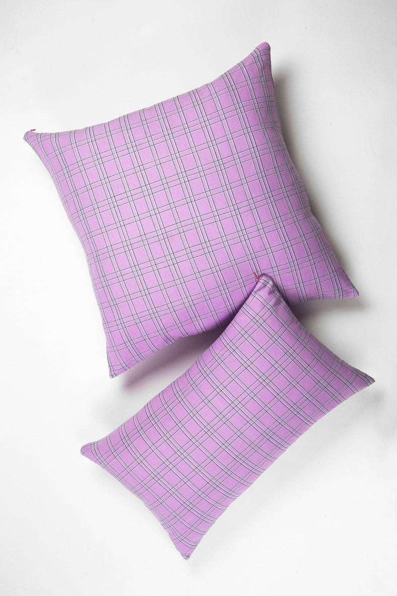 Chiapas Plaid Throw Pillow Throw Pillows Archive New York 