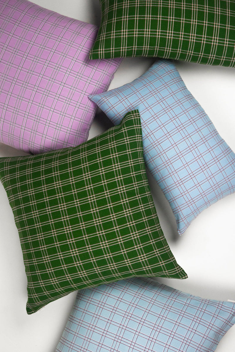 Chiapas Plaid Throw Pillow Throw Pillows Archive New York 