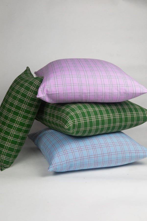 Chiapas Plaid Throw Pillow Throw Pillows Archive New York 