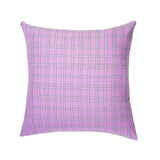 Chiapas Plaid Throw Pillow Throw Pillows Archive New York Lilac 