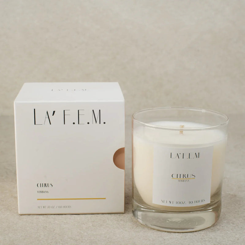 Citrus Candle Candles La' F.E.M. 