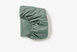 Cloud Soft Organic Sateen Fitted Sheet Fitted Sheets Coyuchi Sage Twin 