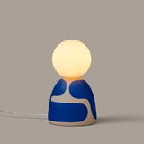 Color Block Dune Lamps Lamps Franca NYC Cobalt Short 