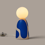 Color Block Dune Lamps Lamps Franca NYC Cobalt Tall 