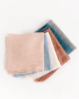 Creative Women Stone Washed Linen Cocktail Napkin Cloth Napkins Creative Women 