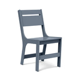 Cricket Recycled Outdoor Slotted Back Dining Chair Outdoor Dining Chairs Loll Designs Ash Blue 