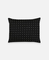 Cross Stitch Small Throw Pillow Throw Pillows Anchal Charcoal 