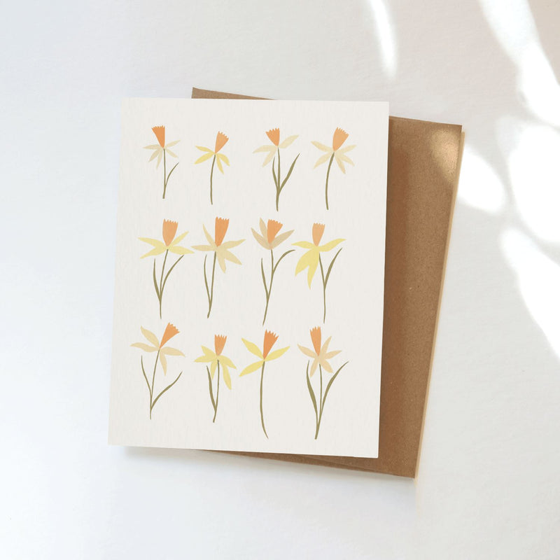 Daffodils Greeting Card Greeting Card Elana Gabrielle 