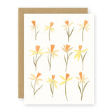 Daffodils Greeting Card Greeting Card Elana Gabrielle 