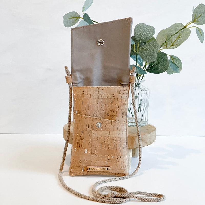 Daydreamer Cork Phone Sling Crossbody Bags Carry Courage 