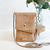 Daydreamer Cork Phone Sling Crossbody Bags Carry Courage Silver 