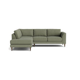 Dekayess Bumper Sectional in Natural Latex - Linen Bumper Sectional Medley Juneberry Caribou Bumper Right 130" 