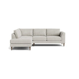 Dekayess Bumper Sectional in Natural Latex - Linen Bumper Sectional Medley Stonecrop Natural Bumper Right 130" 