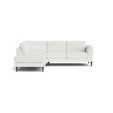 Dekayess Bumper Sectional in Natural Latex - Recycled Polyester Bumper Sectional Medley Alpine Oyster Bumper Right 130" 