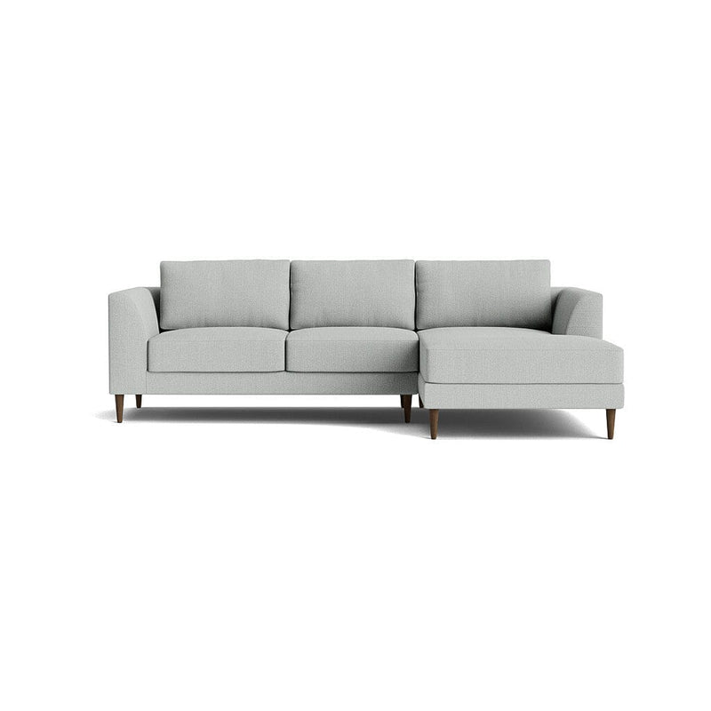 Dekayess Chaise Sectional in Natural Latex - Linen Chaise Sectional Medley Juneberry Jicama Chaise Right 130" 