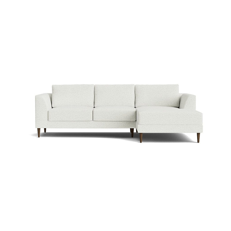 Dekayess Chaise Sectional in Natural Latex - Recycled Polyester Chaise Sectional Medley Alpine Oyster Chaise Right 130" 