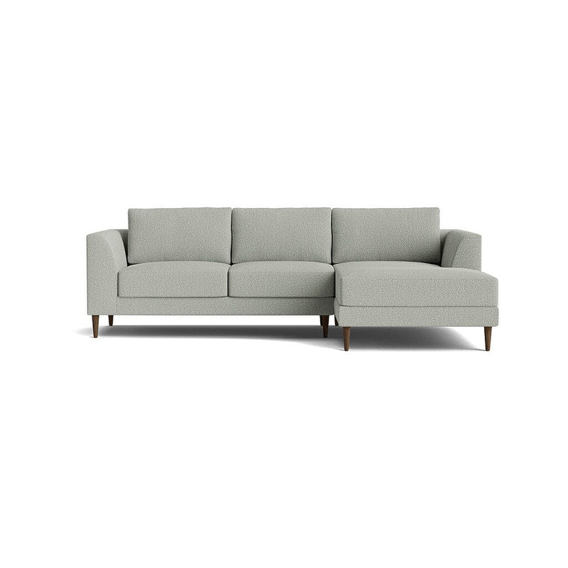 Dekayess Chaise Sectional in Natural Latex - Recycled Polyester Chaise Sectional Medley Poplar Bouclé Bayberry Chaise Right 130" 