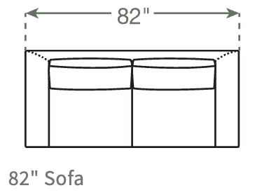 Dekayess Sofa in Natural Latex - Cotton Sofa Medley 