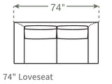 Dekayess Sofa in Natural Latex - Cotton Sofa Medley 