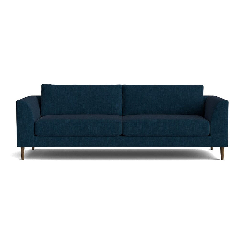 Dekayess Sofa in Natural Latex - Cotton Sofa Medley Larkspur Indigo 74" Loveseat 