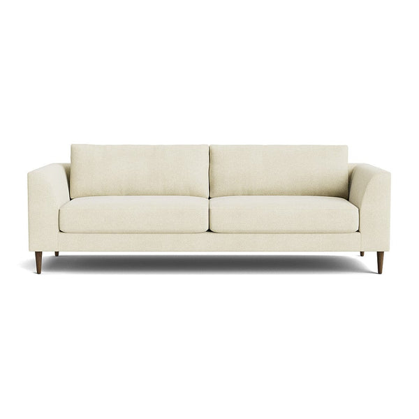 Dekayess Sofa in Natural Latex - Cotton Sofa Medley Meadow Pebble 74" Loveseat 