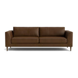 Dekayess Sofa in Natural Latex - Leather Sofa Medley Bodie Chestnut 74" Loveseat 