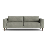 Dekayess Sofa in Natural Latex - Leather Sofa Medley Bodie Smoke 74" Loveseat 