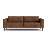 Dekayess Sofa in Natural Latex - Leather Sofa Medley Palomar Saddle 74" Loveseat 