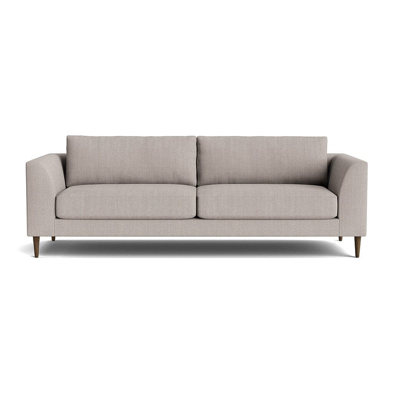 Dekayess Sofa in Natural Latex - Linen Sofa Medley Juneberry Cobblestone 74" Loveseat 