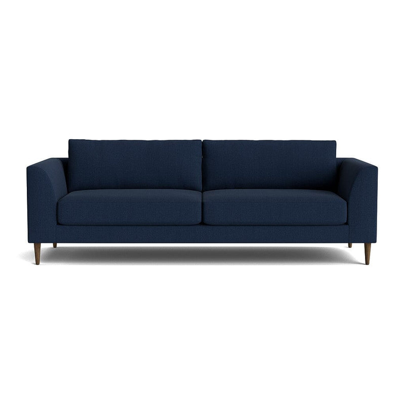 Dekayess Sofa in Natural Latex - Linen Sofa Medley Juneberry Indigo 74" Loveseat 