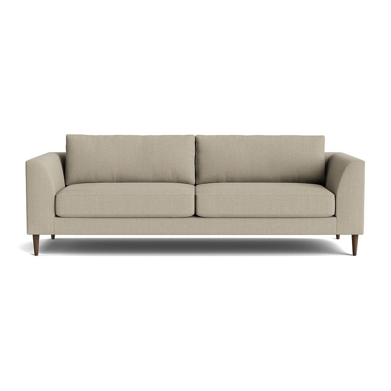 Dekayess Sofa in Natural Latex - Linen Sofa Medley Juneberry Pebble 74" Loveseat 