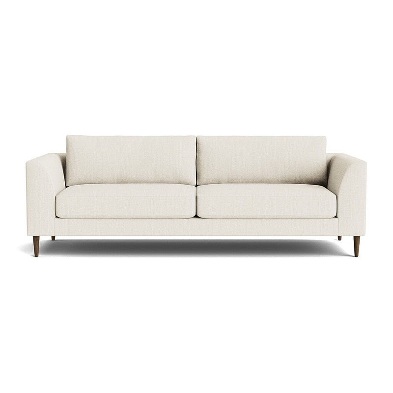 Dekayess Sofa in Natural Latex - Linen Sofa Medley Juneberry Porridge 74" Loveseat 