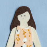 Deluxe Felt Doll Set and Travel Case