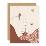 Desert Afternoon Greeting Card Greeting Card Elana Gabrielle 